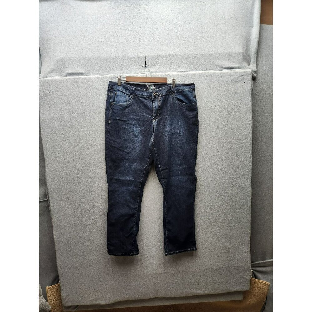 Rebel By Right Plus Size Dark Wash Denim Jeans Womens Size‎ 18